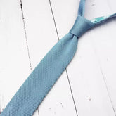 Gravata Texturizada Azul Claro
